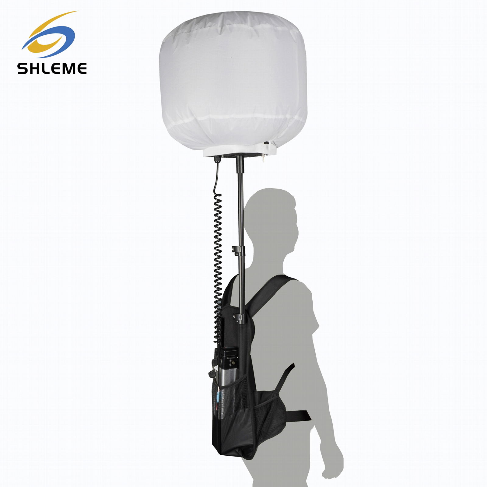 Energy saving portable mobile light tower for outdoor camping or explore  2
