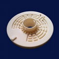 Industrial Machining Alumina Ceramic Flange Ceramic Insulator Polishing Surface