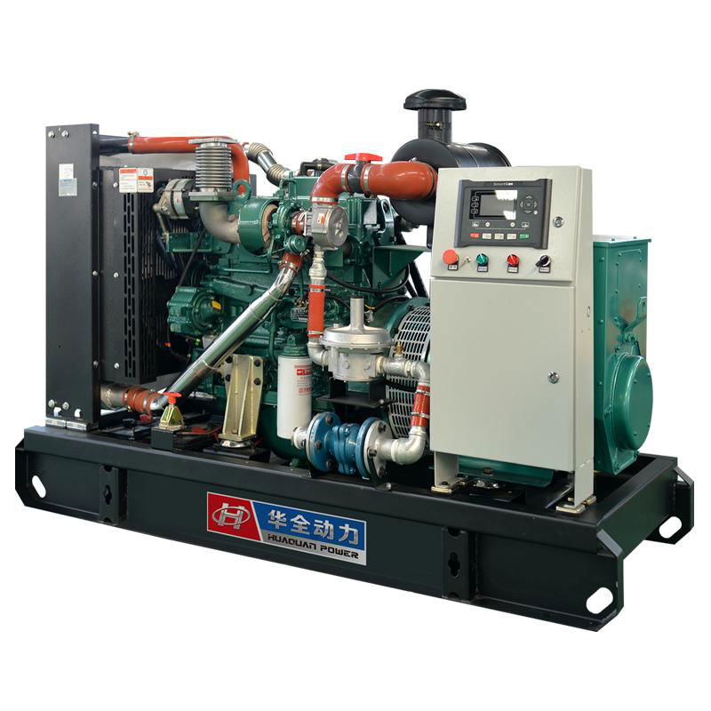 Huaquan 75kw Gas Generator Three Phase 220v Electric Water Cooled 4