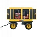 HUAQUAN 100kw Ricardo silent mobiel diesel generator set water cooling generator 3