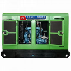 HUAQUAN  water cooling three phase small power 30kw silent generator diesel gens