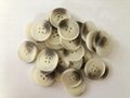 Polyester4-hole button matte version vintage buttons with thin edge 25mm 4