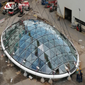 New Design Space Frame Skylight Glass Roof Price Dome Structure Roofing 