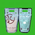 1/6 Disposable Plastic Juice Drink Pouches Bags With Colorful Straw Hole 9