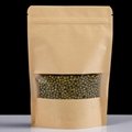 Biodegradable Kraft Paper Bag Custom Brown Kraft Paper Stand up Pouch with Logo