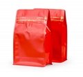 Custom Food Packaging Bag Flat Bottom Pouch Ziplock Bag For Coffee 4