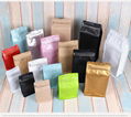 Custom Food Packaging Bag Flat Bottom Pouch Ziplock Bag For Coffee