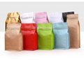 Custom Food Packaging Bag Flat Bottom Pouch Ziplock Bag For Coffee
