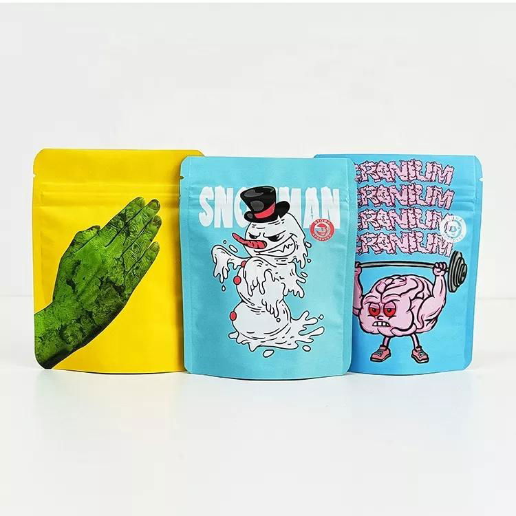 Accept customised child safe packaging child proof mylar bag 3