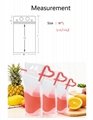 Stand up printing zipper plastic drinking juice water drink pouch bag  9