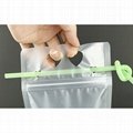 Stand up printing zipper plastic drinking juice water drink pouch bag  12