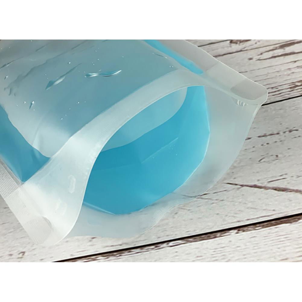 2023 Disposable Plastic Juice Drink Pouches Bags With Colorful Straw Hole 3