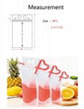 Plastic Fruits Juice Bag Packaging Aluminum Foil Spout Pouch Straw Juice Pouch  10