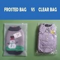 custom frosted zipper bag plastic zipper bag