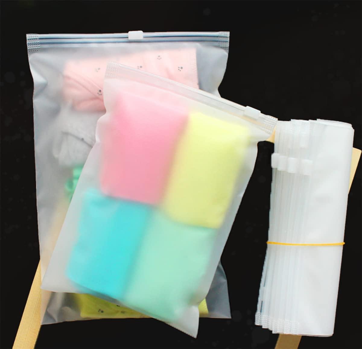 Custom Frosted Biodegradable Plastic Packaging Zipper Bags  2