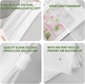 Custom Frosted Biodegradable Plastic Packaging Zipper Bags  5