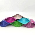 custom printed candy pouch heat sealing foil zipper smell proof mylar packaging 