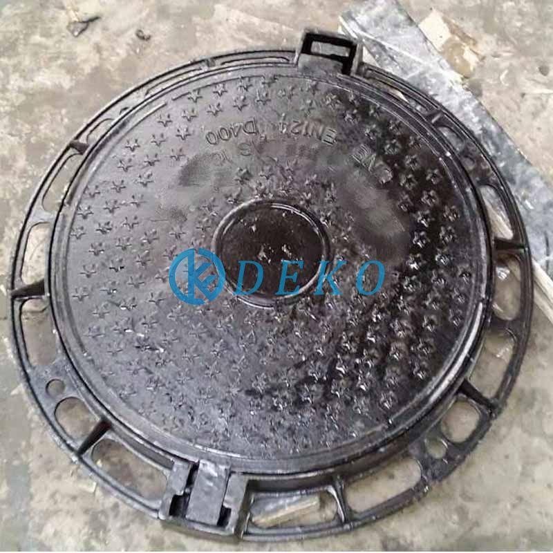 D400 frame size DIA730 CO DIA580 height 70mm  Round Manhole Covers  