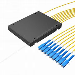 SC/UPC 1*8 PLC Splitter ABS BOX PLC-S-1*4-2.0-SC/UPC-1M   