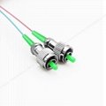 12 core FC APC fiber optic pigtail, bundled optical fiber pigtail 0.9mm 3