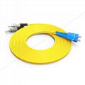 SC ST duplex optical patch cord sm