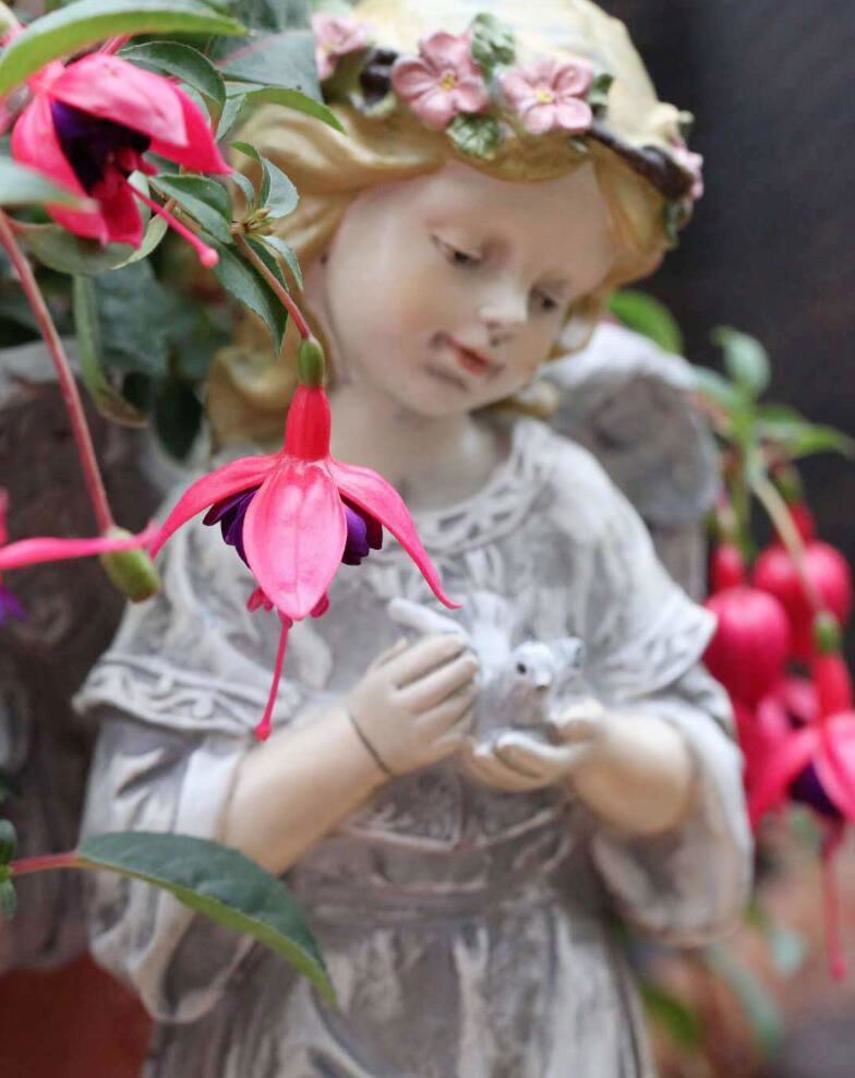 Flower Fairy Angel Courtyard Decoration Gardening Ornament 4