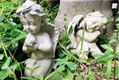 Antique Resin Little Angel Sculpture Ornaments Outdoor Garden Decoration