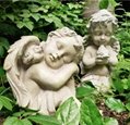 Antique Resin Little Angel Sculpture Ornaments Outdoor Garden Decoration 5