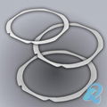 全尺寸可定制晶元环不锈钢铁环贴片环半导体铁环SUS420J2