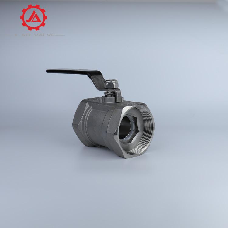 One piece internal thread ball valve Q11F-16P stainless steel 4