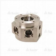 5 Axis Machining for Aircraft CNC Titanium Joints Hydraulic Part for Hydraulic O