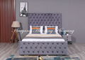 High Headboard Upholstered Bed 2