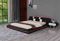 Leather Beds LED King Size Bed Bedroom Furniture 4