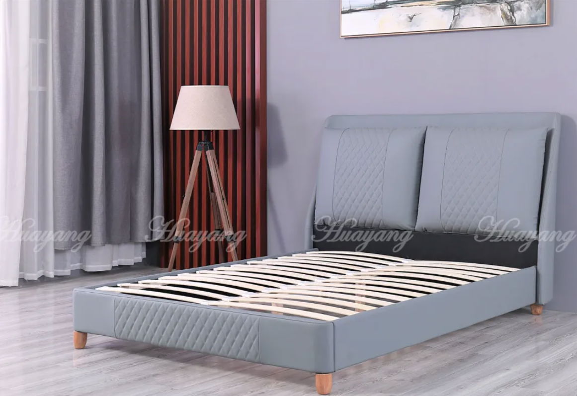 Leather Platform Bed Full 3