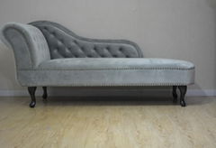 Upholstered Chaise Lounge Chair Couch Bench