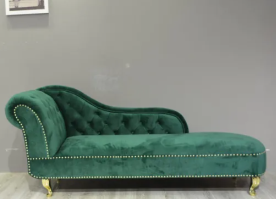 Upholstered Chaise Lounge Chair Couch Bench 2