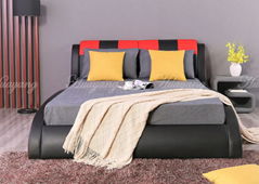 Upholstered Low Profile Bed