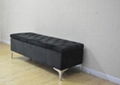 Velvet Rectangle Ottoman