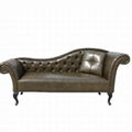 Modern Furniture Home Leather European Luxury Retro Sofa Bed