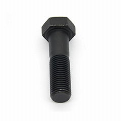 High Quality Din931 Black Oxide Grade 8.8 Hex Bolts 