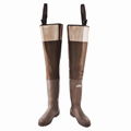 Brown Bootfoot Hip Wader