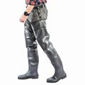 Multi-layer rubber hip waders 1