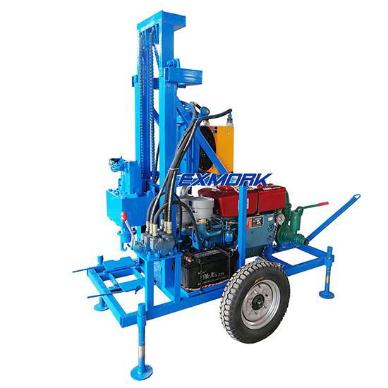 2022 New Exmork HF260D portable water well drilling rig 2