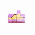 Wooden Toys Manufacturer Factory of 9 PCS 6-Sides Dinosaur Puzzle Blocks for Kid 1