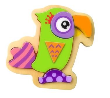 Hot Christmas Gift Wooden Parrot Puzzle Toy for Kids and Children