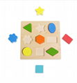 Wooden Shape Block Puzzle for Kids and