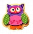 Wooden Owl Puzzle Toy for Kids and