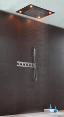 big size shower head set four function 600 800mm Concealed  ceiling mounted