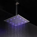 LED round shower head 12 to 30 inches SUS304 bathroom accessories 3