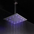LED round shower head 12 to 30 inches SUS304 bathroom accessories